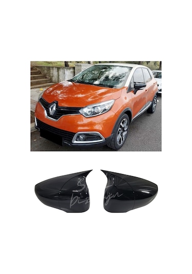 Renault Captur 2013-2019 Batman-Yarasa Ayna Kapağı (Plastik)