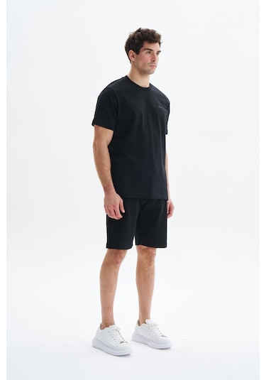 AR-MA Arma Erkek Regular Fit Basic Süprem % 100 Pamuk Yandan Ve Arka Cepli Şort Y29344279402 Siyah AR-MA Arma Erkek Regular Fit Basic Süprem % 100 Pamuk Yandan Ve Arka Cepli Şort Y29344279402 Siyah