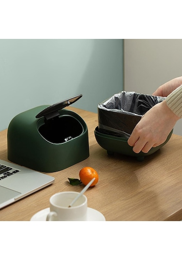 Homyl Masa Ofis Mutfak Için Masaüstü Yeşil-16,5x16x17cm Yeşil