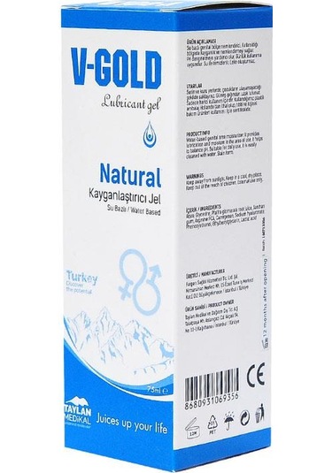 V-Gold Kayganlaştırıcı Jel Natural 75 ML