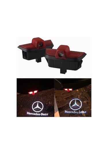 Mercedes W205 Kapı Altı Hayalet Logo Lazer Led