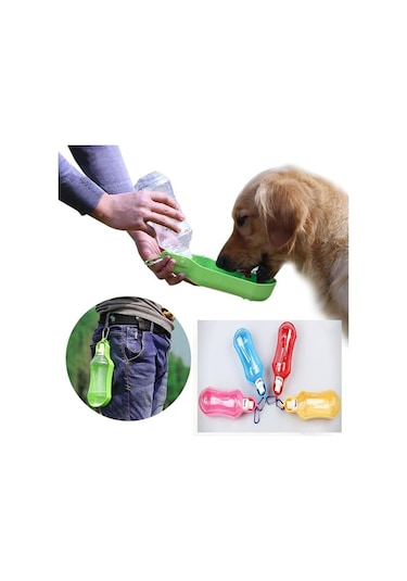 Diil Askılı Seyahat Gezdirme Köpek Suluğu 500 ML