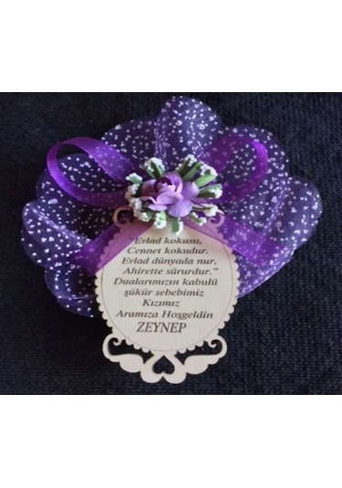 Ahşap Aramıza Hoşgeldin Bebeğim Hediyelik Dağıt. Magnet 25 Adet