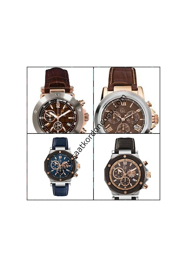 Guess Collection Kahverenk 22mm Deri Kordon