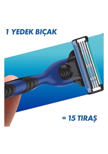 Gillette Mach 3 Sport Yedek Tıraş Bıçağı 15'li