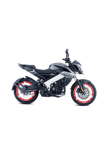 Bajaj Pulsar Ns200 Kırmızı Iç Dış Yazılı Jant Sticker Modeli