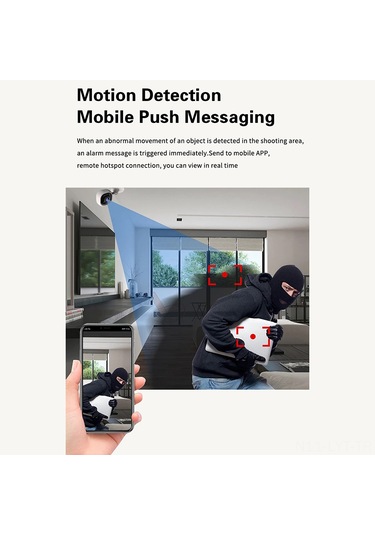 Youtek Akıllı Güvenlik Kamerası 1080p - İki Yönlü Konuşma, Hareket Algılama Ve Gece Görüşü Fonksiyonlarıyla Wi-fi Bağlantılı