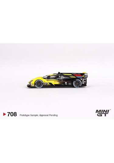 Mini Gt Cadillac V-series.r 01 Cadillac Racing 2023 Imsa Daytona 24 Hrs 3rd Place 708 Sarı