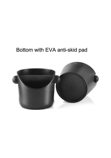 Dancemonkey Atık Telve Kutusu Kahve Öğütme Telvesi Kova Siyah , Güçlü Kapaklı Siyah