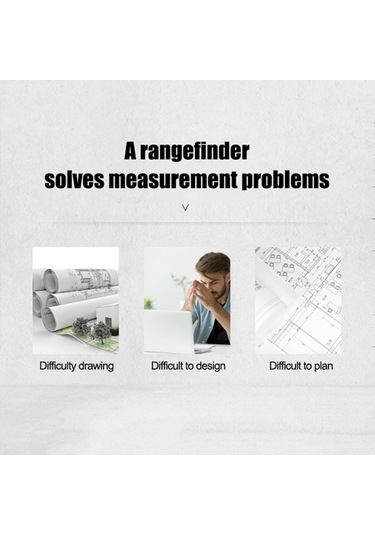 Pazly C80 Lazerli Mesafe Ölçer - 80m/262ft Profesyonel Hassas Ölçüm, Alan/hacim/çift Pisagor/sürekli Mod