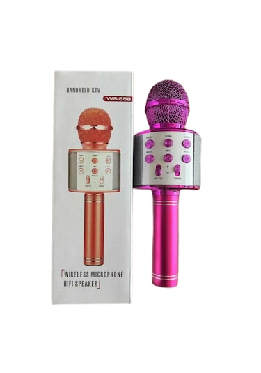 WS-858 Karaoke Mikrofon ve Hoparlör