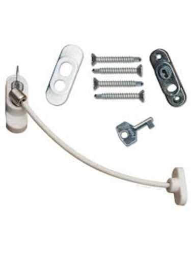 Penkid Pvc Pencere Kapı Emniyet Kilidi Set Beyaz Renk 5'li