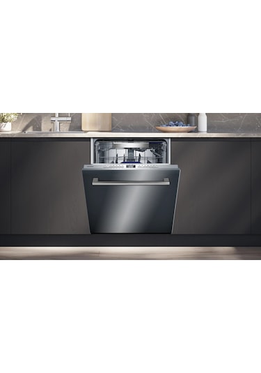 Siemens iQ500 SN45EB01NT 6 Programlı 13 Kişilik Bulaşık Makinesi Siyah