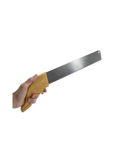 Abay El01 Ekstra Bilenmiş Ahşap El Testeresi No:12 Çaprazlı 30 Cm