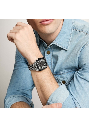 Fossil Ffs6122 Erkek Kol Saati Metalik Gri