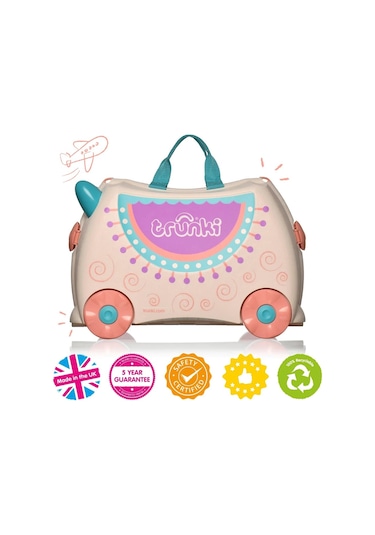Trunki Çocuk Bavulu - Lama Lola Çok Renkli