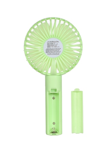 Ranyeek Usb Çalışır Masaüstü/el Tutulu Ev-ofis Seyahat Fanı, 3 Hız Ayarı, Yeşil Pil Yok