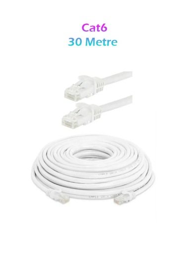 Cat 6 Ethernet Kablosu 30 Metre