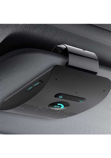 Dancemonkey Bluetooth Handsfree Araç Kiti 5.0 Güneşlik Klip, Kablosuz Ses Alıcısı, Hoparlör, Müzik Çalar, Çift Mikrofon