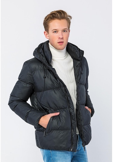 Cekmon Erkek Regular Fit Astarlı Rahat Giyim Iç Cepli Mont 001