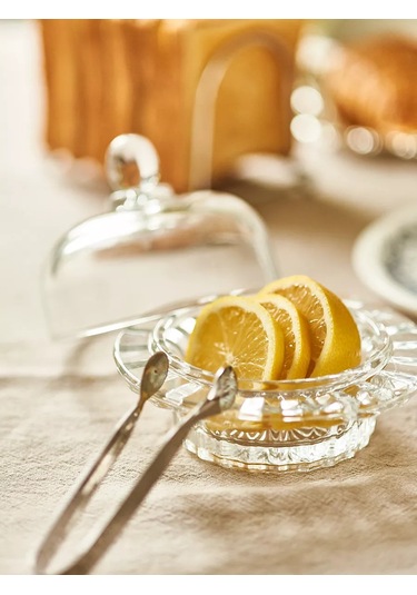 Roomi Kapaklı Cam İkra Küresi 130 Ml, Limonluk, Reçellik. 240527097 Beyaz