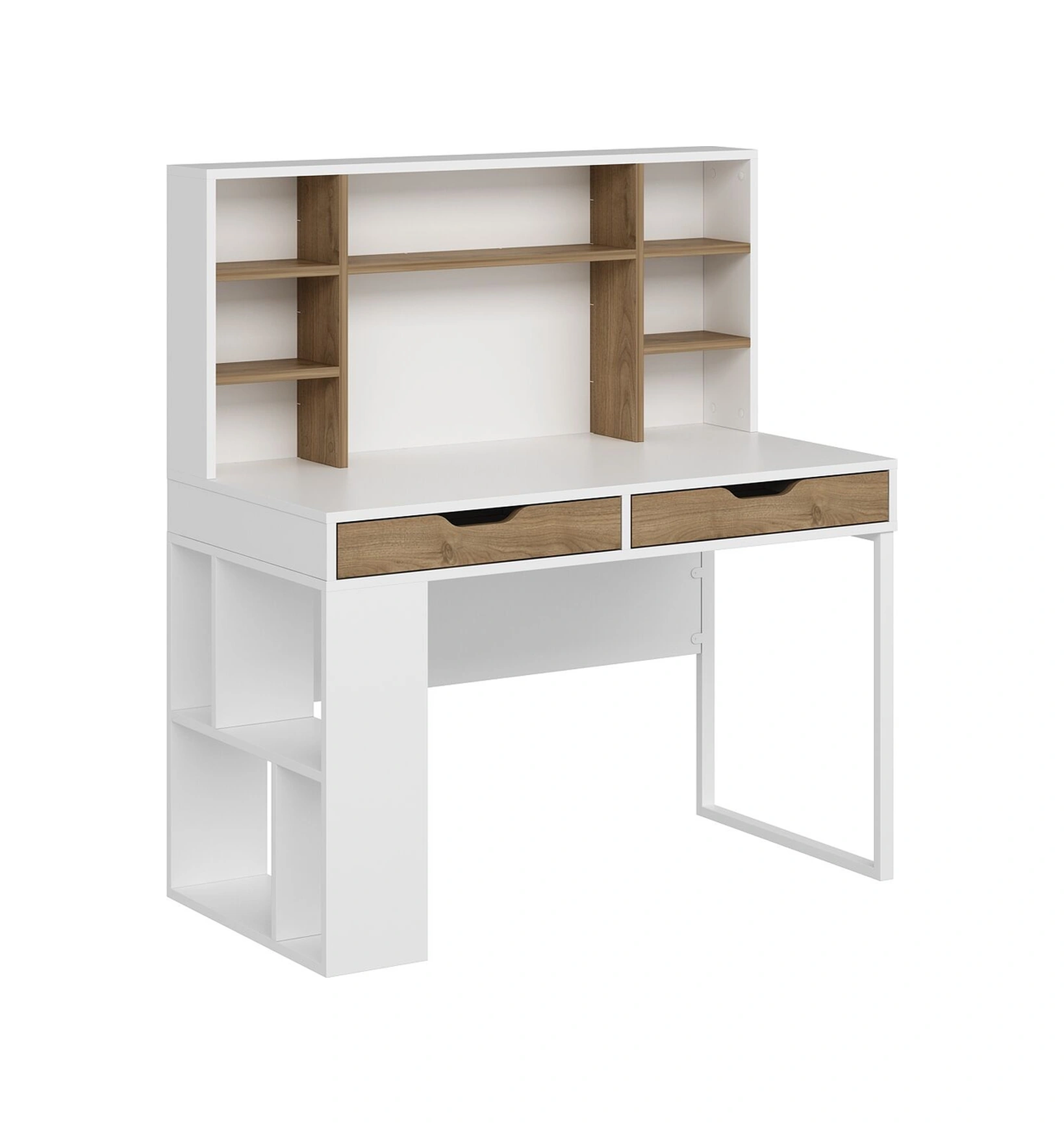 Mila Çalışma Masası - Beyaz/rahle Çok Renkli