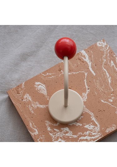 Kangvka Renkli Kreatif Manyetik Çekiç: Mutfak/banyo İçin Delmezsiz, Güçlü Tutuculu, Dekoratif Ve Dayanıklı Bej+kırmızı Bej Kırmızı