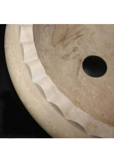 Traverten Özel Kesim Lavabo