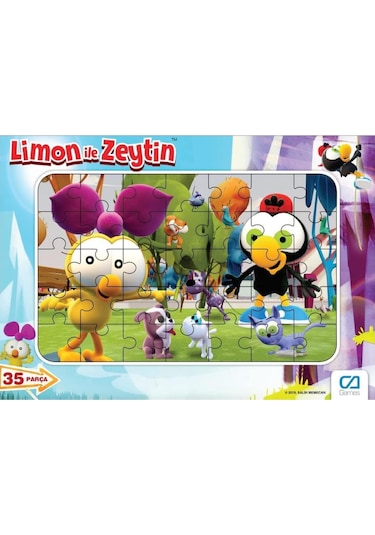 Ca Games Limon İLe Zeytin 35 Parça Frame Puzzle Ca.5082
