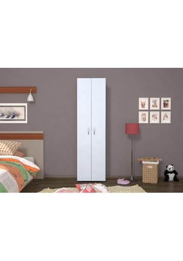 Kzy Çok Amaçlı Dolap, Mutfak, Banyo, Balkon, Kiler 8 Raflı Dolap (119018706) Beyaz