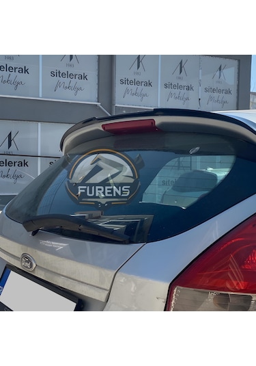 Ford Fiesta 2007 Sonrası Bagaj Üstü Yarasa Spoiler Bagaj Çıtası Piano Black