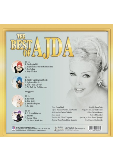Ajda Pekkan - The Best Of Ajda - Renkli Picture 2'li Plak