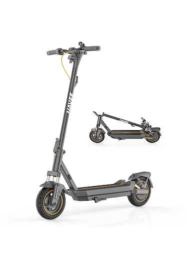 Gt3 Elektrikli Scooter 700w 50km Menzil Çift Süspansiyon Siyah