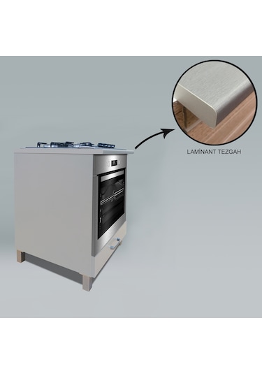 Ankastre Modülü Gri