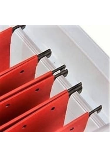 Leıtz 6515-25 Delta Askılı Dosya Telsiz Kırmızı 25 Adet