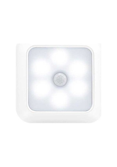 Fortunelane Kişi Algılama Led Gece Lambası - 5m/120 Algılama - Manyetik/örgü/çivi Kurulum - Beyaz Kasa Soğuk Işık Beyaz Beyaz