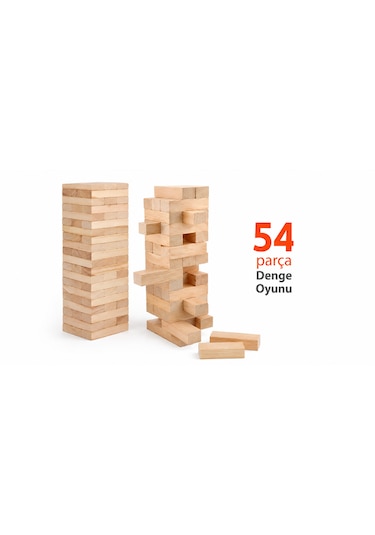 Jenga Timber Tower Cezalı Denge Oyunu