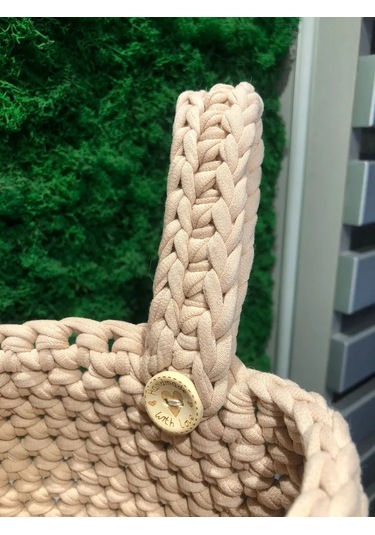 Sialia Knitting Bebek Karyolası İçin Örme Cep 211141870 Bej