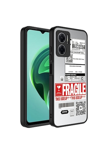 Xiaomi Redmi Note 11e Kılıf Aynalı Desenli Kamera Korumalı Parlak Zore Mirror Kılıf