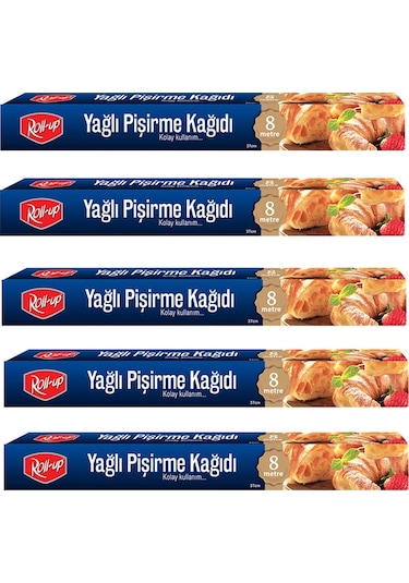 Roll-Up Pişirme Kağıdı 5'li 37 CM x 8 M