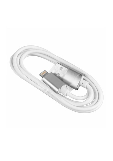 2a Apple iPhone Uyumlu Lightning Hızlı Şarj Kablosu - 1 Metre - Gri