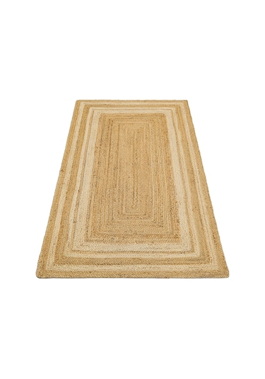 Eko Halı Echo Ech 10 Natural Whıte Xw El Dokuma Naturel Jüt Hasır Halı - 170X240