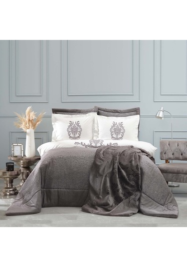 Karaca Home Benjamin Gri Çeyiz Seti Gri