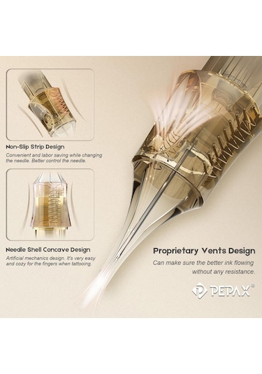Pepax Lance Cartridges 1013 Cml - Curved Magnum Long Taper - Kartuş Dövme İğnesi