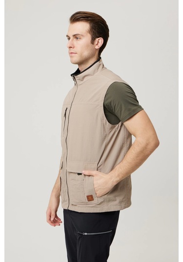 Kaçkar Outdoor Yelek - Hafif, Nefes Alabilir, Çok Cepli, Kamp, Outdoor, Günlük, Kullanım Sahra-oltu