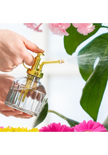 Perotti Vintage Cam Bitki Sulama Şişesi 250 ML Gri