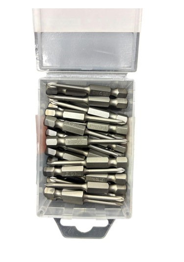 Leo Ph00 50mm ¼ S2 Kalite Mıknatıslı Bits Yıldız Uç 30 Adet