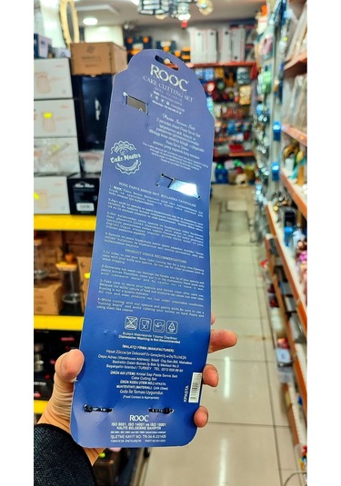 Lüks Pasta Kesme Bıçağı Ve Spatula Şeffaf