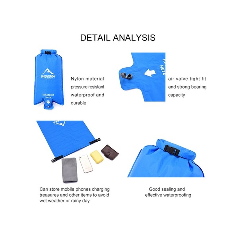 Wondernest Yatağı Wscm-002 Wıdesea Turuncu Şişme Mat Katlanır Kamp Yatak Hava - Mi, Taşınabilir Ve Rahat Turuncu