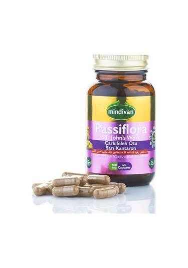 Mindivan Passiflora St John'S Wort 60 Kapsül Aromasız